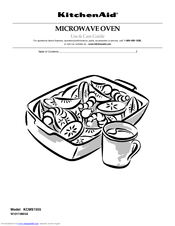 KitchenAid KCMS1555S - 1.5 cu. Ft. Countertop Microwave Use And Care Manual