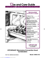KitchenAid KHMC107E Use And Care Manual