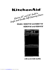 KitchenAid keb1271w Use And Care Manual