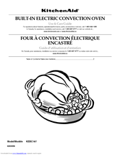 KitchenAid KEBC167MSS - Architect Series 36'' Single Electric Wall Oven Use & Care Manual