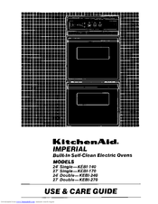 KitchenAid Imperial KEBI-240 Use And Care Manual