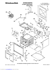 KitchenAid KDRP767RSS01 Parts List