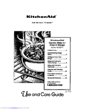 KitchenAid KEDS207Y Use And Care Manual