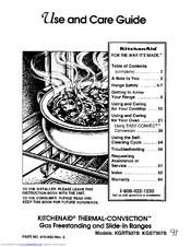 KitchenAid Thermal-Convection 9751683 Use And Care Manual