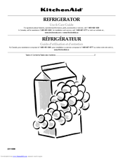 KitchenAid 2311008 Refrigerator Use & Care Manual