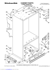 KitchenAid KBRS36FTX00 Parts List