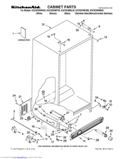 KitchenAid KSCS23INBL02 Parts List