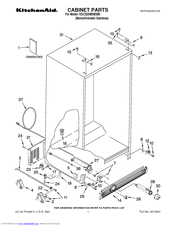 KitchenAid KSCS25MSMS00 Parts Manual