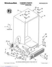 KitchenAid ksrg25fkss05 Parts List