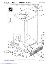 KitchenAid KSRS25CKBL02 Parts Manual
