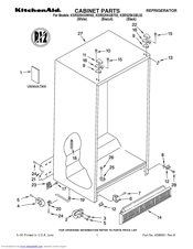 KitchenAid KSRS25KGBL02 Cabinet Parts