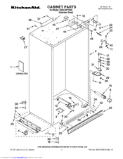 KitchenAid KSSC42FTS00 Parts List