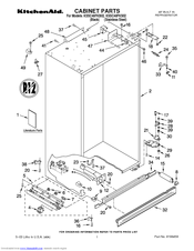 KitchenAid KSSC48FKB02 Parts List