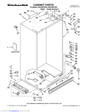 KitchenAid KSSO48QTX03 Parts List
