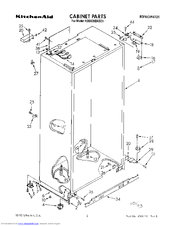 KitchenAid KSSS36DAX01 Parts List