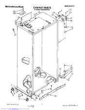 KitchenAid KSSS36DWW01 Parts List