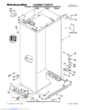 KitchenAid KSSS36QHW00 Parts List