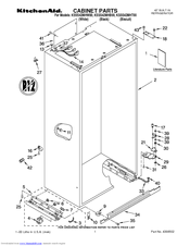 KitchenAid KSSS42MHT00 Parts List