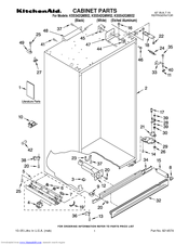 KitchenAid KSSS42QMW02 Parts List