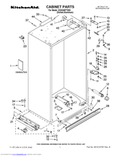 KitchenAid KSSS48FTX00 Parts List
