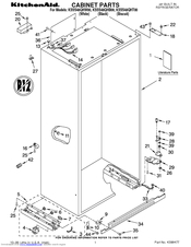 KitchenAid KSSS48QHT00 Parts List