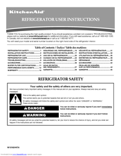 KitchenAid T2WG2 User Instructions