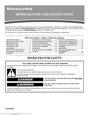 KitchenAid W10162467A User Instructions