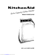 KitchenAid KAWE564W Use And Care Manual