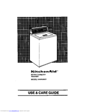 KitchenAid KAWE800T Use & Care Manual