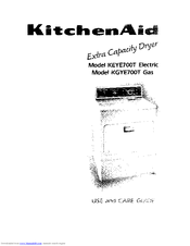 Kitchenaid KEYE700T Use And Care Manual