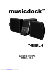 KLH MUSICDOCK KE-8 Owner's Manual