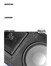 Klipsch ARCHITECTURAL SPEAKERS r2800com Owner's Manual