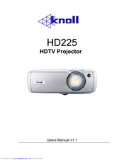 Knoll HD225 User Manual