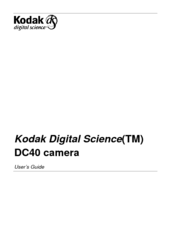 Kodak Digital Science DC40 User Manual