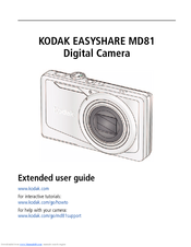 Kodak MD81 - Easyshare Digital Camera Extended User Manual