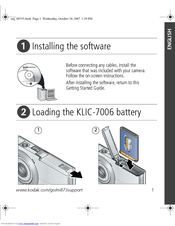 Kodak M873 - Easyshare Zoom Digital Camera Getting Started Manual