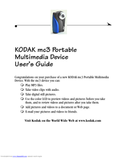 Kodak 135-6872 - MC3 Digital Camera User Manual