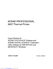 Kodak Professional  8657 User Manual