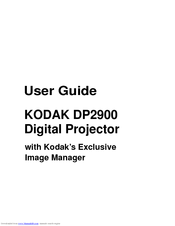 Kodak DP2900 - Digital Projector User Manual