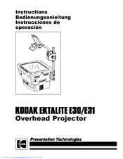 Kodak Ektalite E30 Instructions Manual
