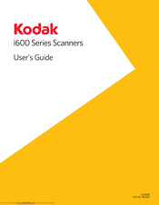 Kodak I620 - Document Scanner User Manual