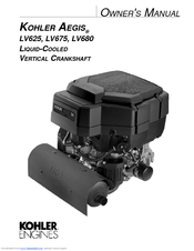 Kohler Aegis LV675 Owner's Manual
