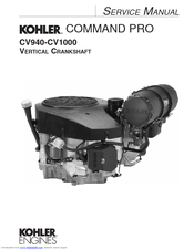 Kohler Command Pro CV980 Service Manual