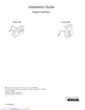 Kohler Digital Interface K-686 Installation Manual