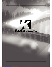 Kole Audio PH1-4000D Owner's Manual