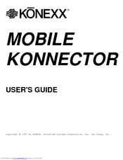 Konexx MOBILE KONNECTOR User Manual