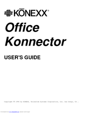 Konexx Office Konnector Office Konnector User Manual