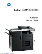 Konica Minolta Bizhub C552 Series Manuals Manualslib