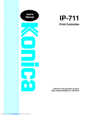 Konica Minolta IP-711 User Manual