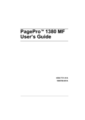 Konica Minolta PagePro 1380 MF User Manual